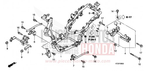 FRAME BODY PES125A de 2010